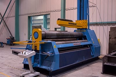 Parmigiani Sheet Metal roller at Swanton Welding