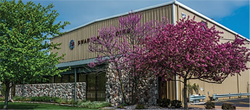 Building at Swanton Welding's Headquarters