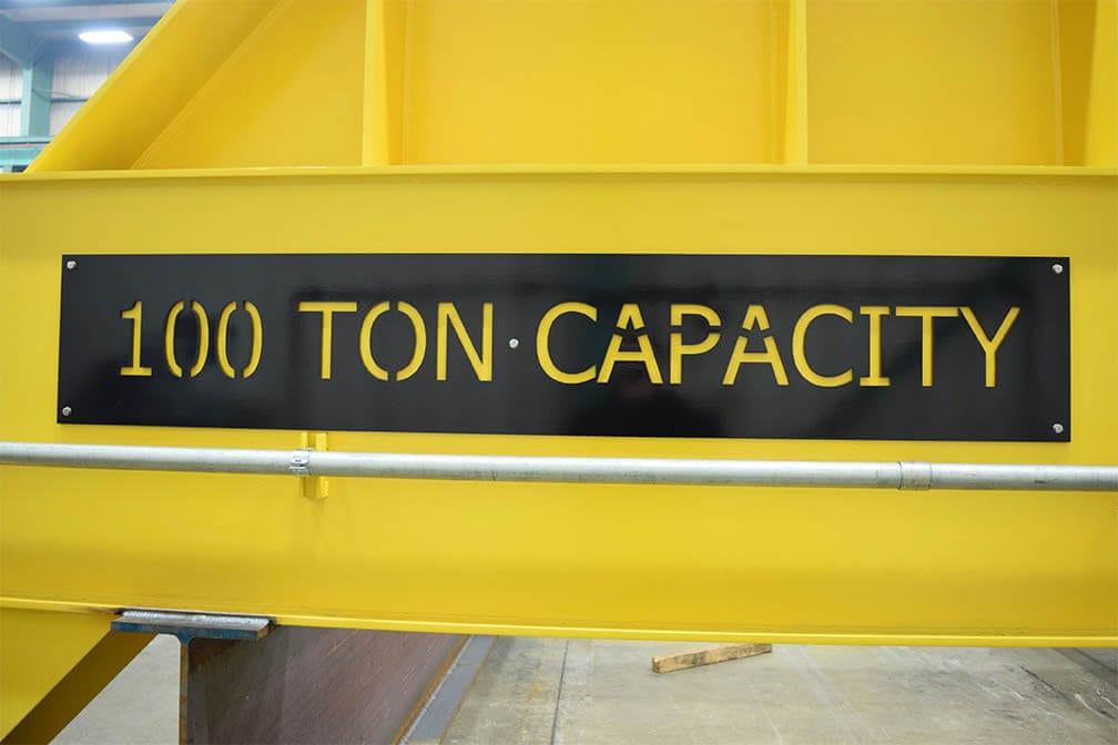 100 ton capacity sign on ladle project