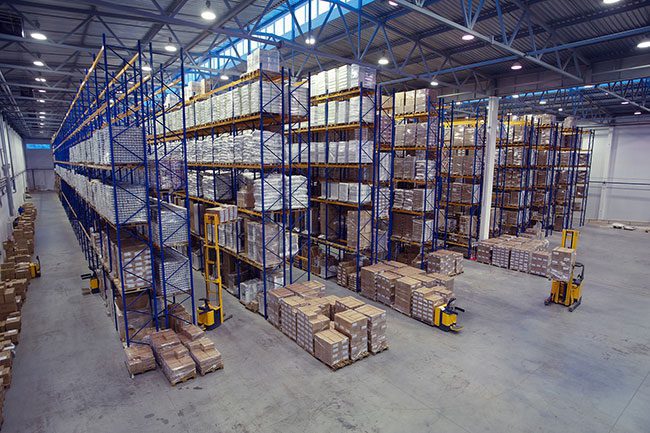 Custom Fabricated Racks for warehouse distribution center