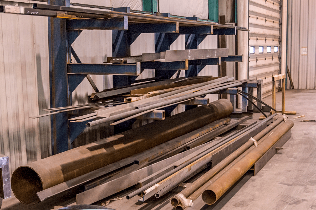 Steel supplies for fabrication project
