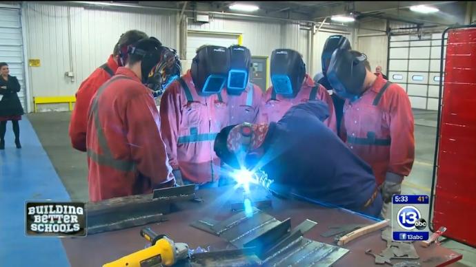Swanton Welding Cpmpany was featured on the local news channel, 13abc.
