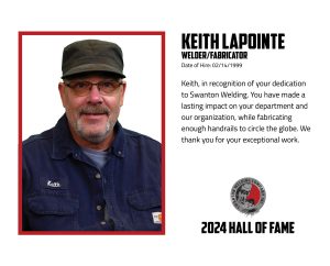 Swanton Welding employee Keith LaPointe